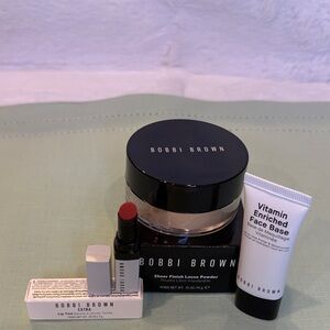 Bobbi Brown Full Size Sheer Finish Loose Powder Soft Sand With Extras!!